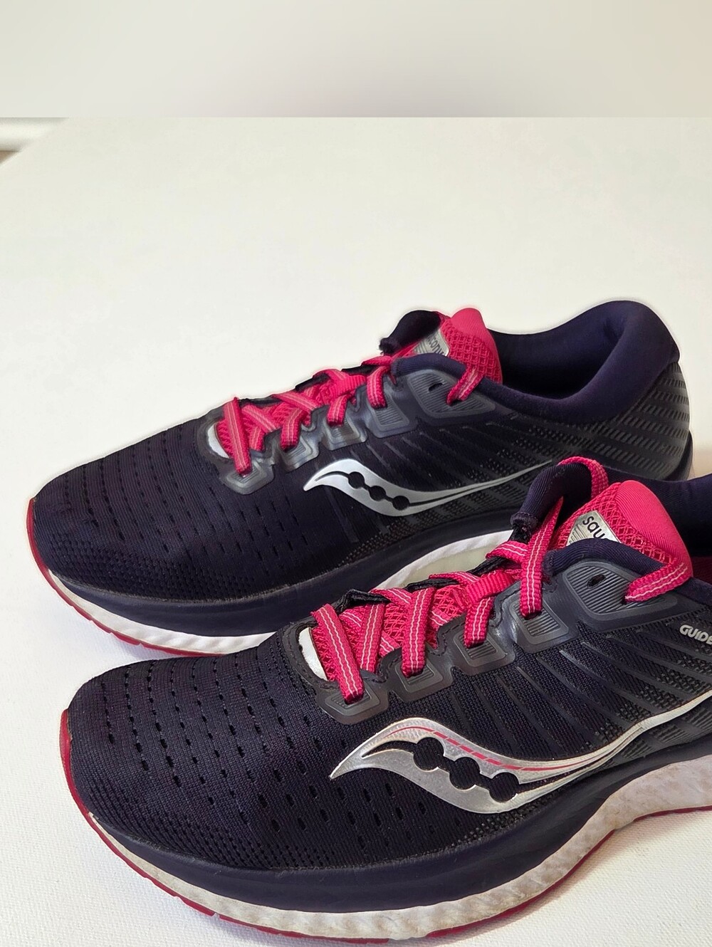 Saucony Guide 13 Womens 8 Dusk Berry Stability Running Walking Shoes PWRRUN